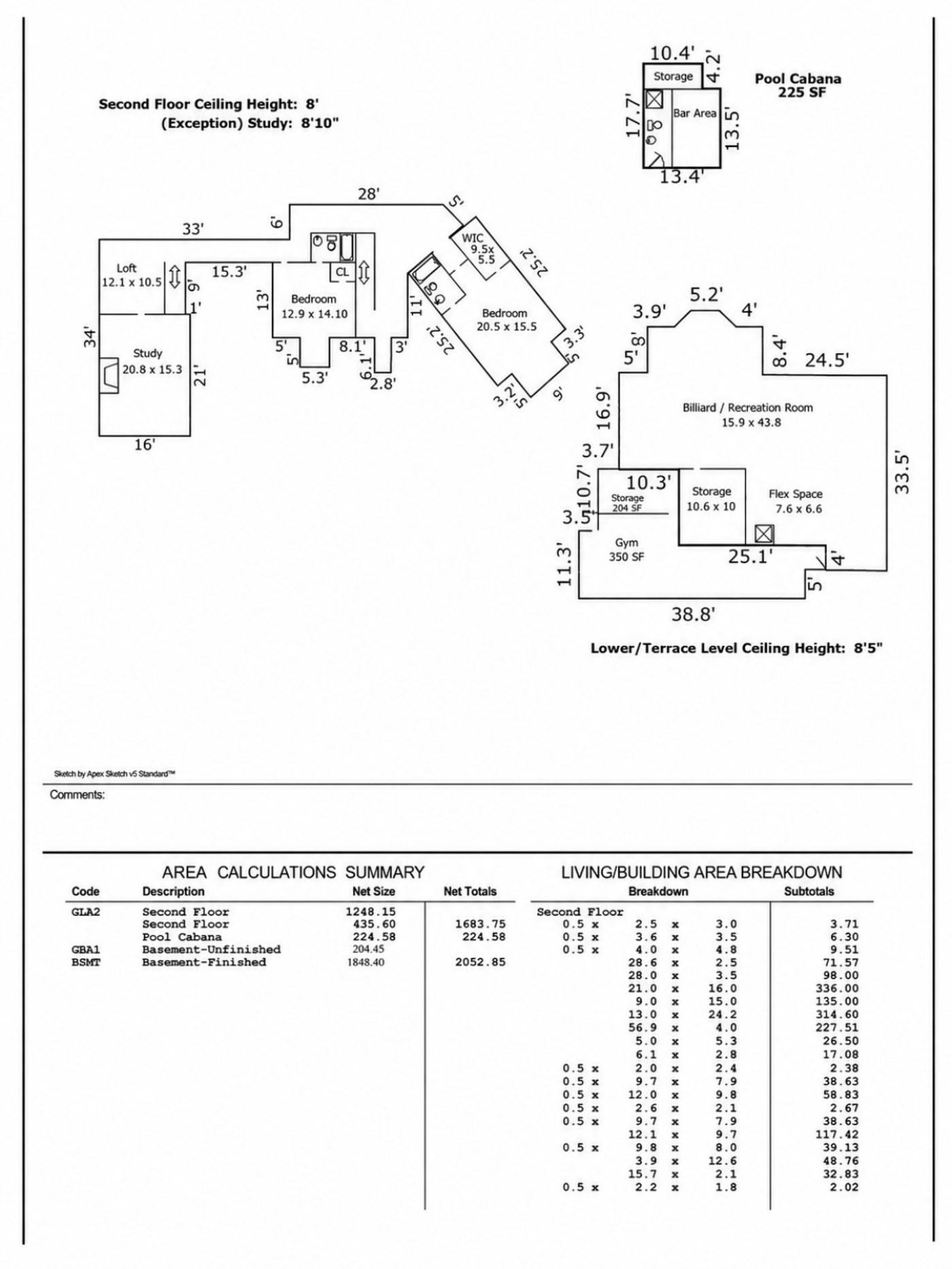 120 Tuscany Way floor plan, page two