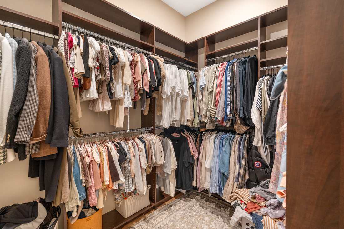 Primary closet