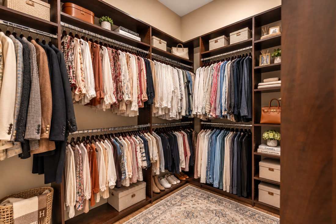 Primary closet