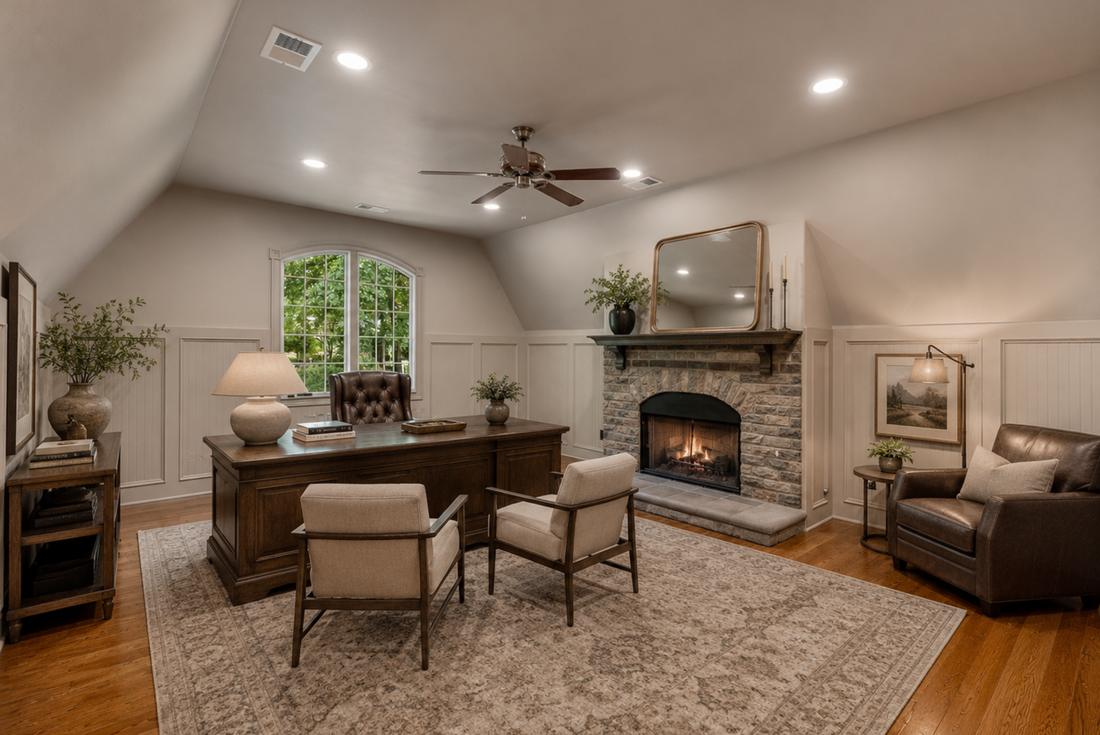 Upstairs den